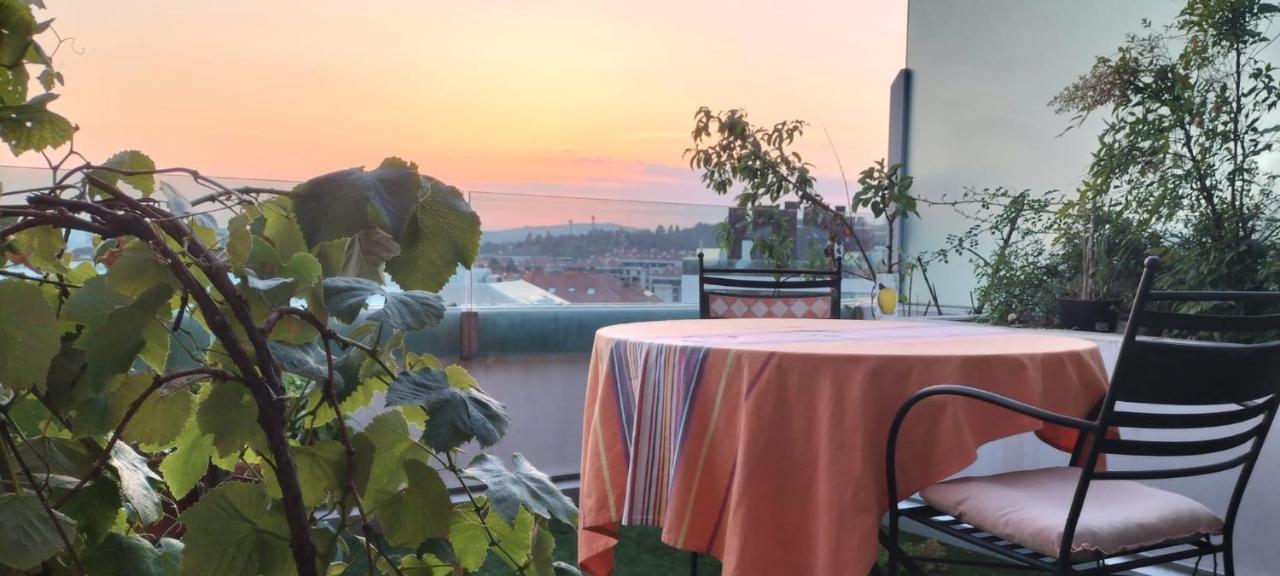サンティアゴ・デ・コンポステーラPreciosa Habitacion Doble En Atico Con Terrazaアパートメント エクステリア 写真